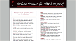Desktop Screenshot of bordeaux-primeurs.net